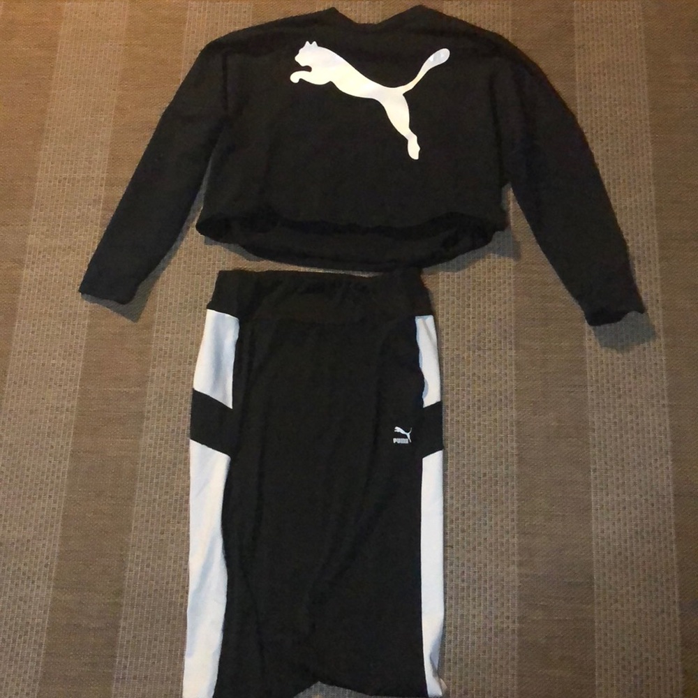 Puma active 2 pc skirt and crop top
